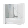 Rea Agat-3 Parawan nawannowy składany 3-częściowy 120x140 cm REA-W0301