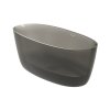 Riho Oval Wanna wolnostojąca 160x72 cm frosted smoke B129003F01