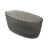 Riho Oval Wanna wolnostojąca 175x80 cm frosted smoke B152003F01