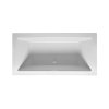 Riho Rethink Cubic Wanna prostokątna 180x80 cm z napełnianiem przez przelew biały mat B106013105