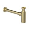 Roca Aqua Syfon umywalkowy butelkowy ozdobny PVD brushed gold z powłoką Everlux A5064070VA