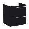 Roca Ella Szafka podumywalkowa 58,5x44,6x63,5 cm czarny mat A857769532