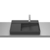 Roca Horizon Umywalka nablatowa 60x42 cm prawa czarny mat A32727408B