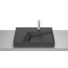 Roca Horizon Umywalka nablatowa 60x42 cm prawa czarny mat A32727608B