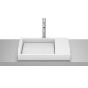 Roca Horizon Umywalka wpuszczana w blat 60x38 cm lewa biały mat A32727562B