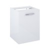 Roca Kwadro Szafka łazienkowa boczna 39,8x38,4x53 cm z koszem cargo biała A857973806