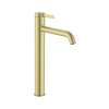 Roca Ona Bateria umywalkowa wysoka Cold start PVD brushed gold z powłoką Everlux A5A349EVA0