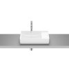 Roca Ona Square Umywalka nablatowa 55x34,5 cm z powłoką Supraglaze biała A32768CS00
