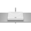 Roca Ona Umywalka nablatowa 50x38 cm biała z powłoką Supraglaze A32768KS00