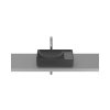 Roca Ona Umywalka nablatowa 55x34,5 cm czarny mat A32768C080