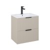 Roca Reef Szafka podumywalkowa 59,6x45x63,5 cm fume mat A857954539