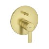 Roca Targa Bateria wannowo-prysznicowa podtynkowa PVD brushed gold z powłoką Everlux A5A0B5FVA0