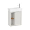 Roca Tura Unik Compacto Zestaw szafka podumywalkowa 50x27,5x60 cm biały mat + umywalka meblowa biała A852022558