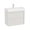 Roca Tura Unik Zestaw szafka podumywalkowa 80x43x60 cm biały mat + umywalka meblowa biała A852033558
