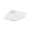 Ronal Dune Brodzik półokrągły 90x90 cm biały mat W32R5509009