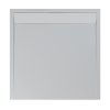 Ronal Sanswiss Ila Brodzik konglomeratowy kwadratowy 90x90 cm pokrywa biała, biały WIQ0900404