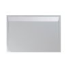 Ronal Sanswiss Ila Brodzik konglomeratowy prostokątny 80x100 cm pokrywa biała, biały WIA801000404