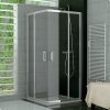 Ronal Sanswiss Top-Line Kabina prysznicowa asymetryczna narożna z drzwiami rozsuwanymi 100x190 cm drzwi prawe, profile białe szkło przezroczyste TOPD10000407