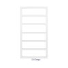 Radox Minimal Grzejnik 93x50 cm traffic white 9016 RX-MI.9016.930.500