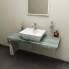 Sapho Avice Blat pod umywalkę 100x49,5 cm aquamarine AV106