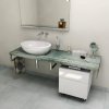 Sapho Avice Blat pod umywalkę 130x49,5 cm aquamarine AV136