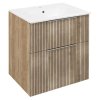 Sapho Cirasa Szafka podumywalkowa 59,2x45,9x64 cm dąb Alabama strip CR601-2322