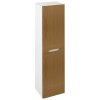Sapho Mediena Słupek boczny 35x30x138 cm biały mat/dąb natural MD352