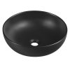 Sapho Rondane Umywalka nablatowa 41 cm czarny mat AR435B