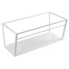 Sapho SKA Konsola wisząca do umywalki 89,6x45,8 cm z półką biały mat SKA113
