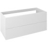 Sapho Treos Szafka podumywalkowa 110x50,5x53 cm z wycięciem na syfon biały mat TS110-3131
