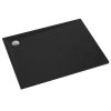 Schedpol Libra Black Stone Brodzik prostokątny 90x100 cm czarny 3SP.L1P-90100/C/ST