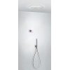 Tres Espacio Zestaw prysznicowy elektroniczny podtynkowy z deszczownicą chrom 092.865.57