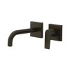 Tres Project-tres Selection Bateria umywalkowa podtynkowa 18 cm czarny brąz 21130021KMB