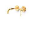 Tres Study Exclusive Bateria umywalkowa podtynkowa 17,7 cm złota 26230021OR