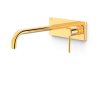 Tres Study Exclusive Bateria umywalkowa podtynkowa 24 cm złota 26230032OR