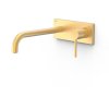 Tres Study Exclusive Bateria umywalkowa podtynkowa 24 cm złoty mat 26230032OM