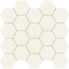 Tubądzin All In White white Mozaika ścienna 30,6x28,2x1 cm, biała mat