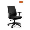 Unique Work Fotel biurowy czarny/mandarin 1268-BL405