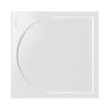 Vayer Citizen Virgo Brodzik kwadratowy 90x90x3 cm konglomeratowy biały 090.090.001.2-6.0.0.0.0