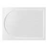 Vayer Citizen Virgo Brodzik prostokątny 90x80x3 cm konglomeratowy biały 090.080.001.2-1.0.0.0.0