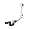 Vedo Minimalista I Syfon wannowy 70 cm z korkiem automatycznym chrom 246M/70/CH