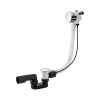 Vedo Minimalista II Syfon wannowy 70 cm z napełnianiem przez przelew z korkiem automatycznym chrom 346M/70/CH
