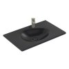 Villeroy & Boch Antao Umywalka meblowa 80x50 cm z otworem na baterię z przelewem czarny mat z powłoką CeramicPlus 4A7584R7