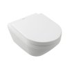 Villeroy & Boch Architectura Zestaw Toaleta WC TwistFlush bez kołnierza + deska wolnoopadająca biały Weiss Alpin z powłoką CeramicPlus 4694CLR1