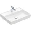 Villeroy & Boch Collaro Umywalka wisząca 60x47 cm z otworem na baterię bez przelewu z powłoką CeramicPlus weiss alpin 4A3361R1