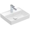 Villeroy & Boch Collaro Umywalka wisząca mała 45x37 cm bez przelewu z powłoką CeramicPlus weiss alpin 433446R1