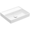 Villeroy & Boch Collaro Umywalka wisząca 55x44 cm bez otworu na baterię bez przelewu z powłoką CeramicPlus weiss alpin 4A3358R1