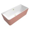 Villeroy & Boch Collaro Wanna narożna 179x79 cm prawa kolor zewnętrzny do wyboru/kolor wewnętrzny biały połysk z odpływem gold UBA180COR9CRBCVJ01