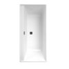 Villeroy & Boch Collaro Wanna prostokątna 160x75 cm biała z odpływem Black Matt UBA160COR2NV-01