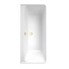 Villeroy & Boch Collaro Wanna prostokątna 179x79 cm biała z odpływem gold UBA180COR9CS00VJ01